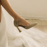 zapatos dorados
