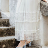 sandalias en terciopelo azul