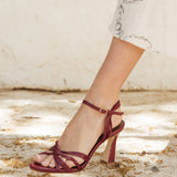 Sandalias de piel