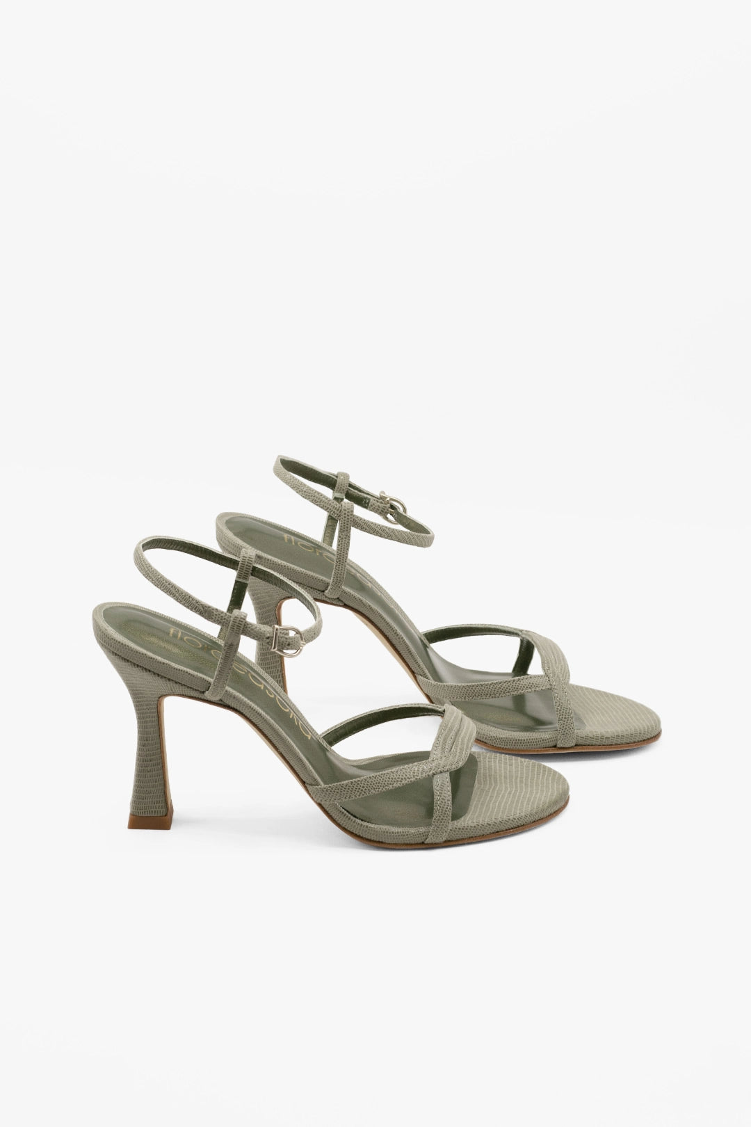 sandalias verdes