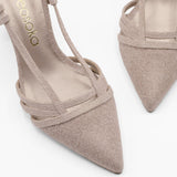 zapatos beige