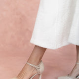 zapatos con tacón trapecio