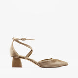 zapatos marrones para novia