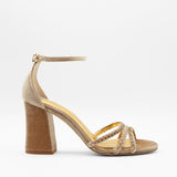 sandalias de terciopelo para novia o invitada