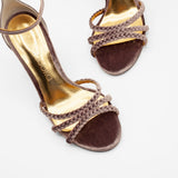 sandalias de terciopelo para eventos