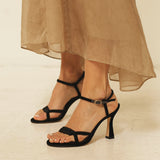 sandalias negras