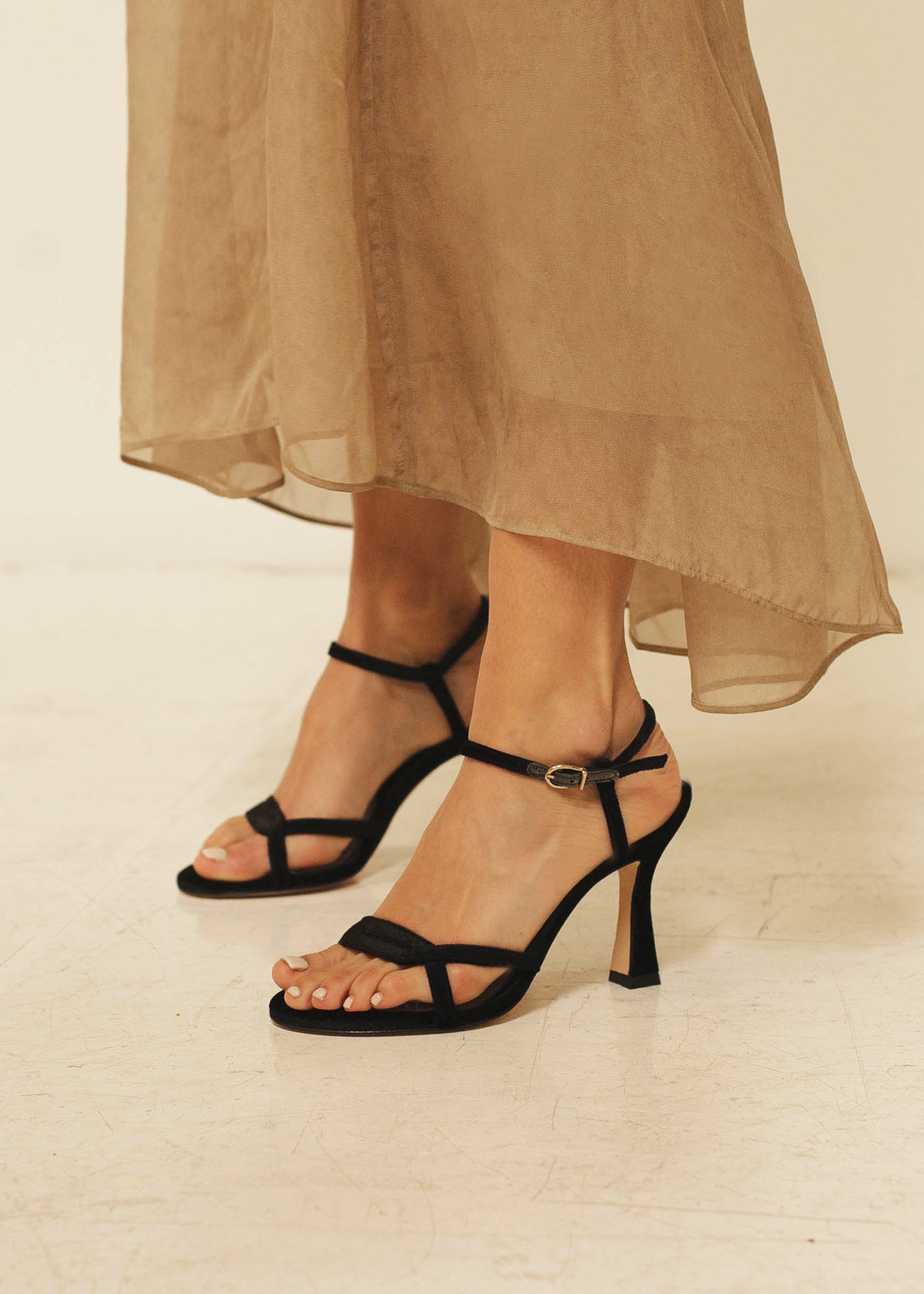 sandalias negras
