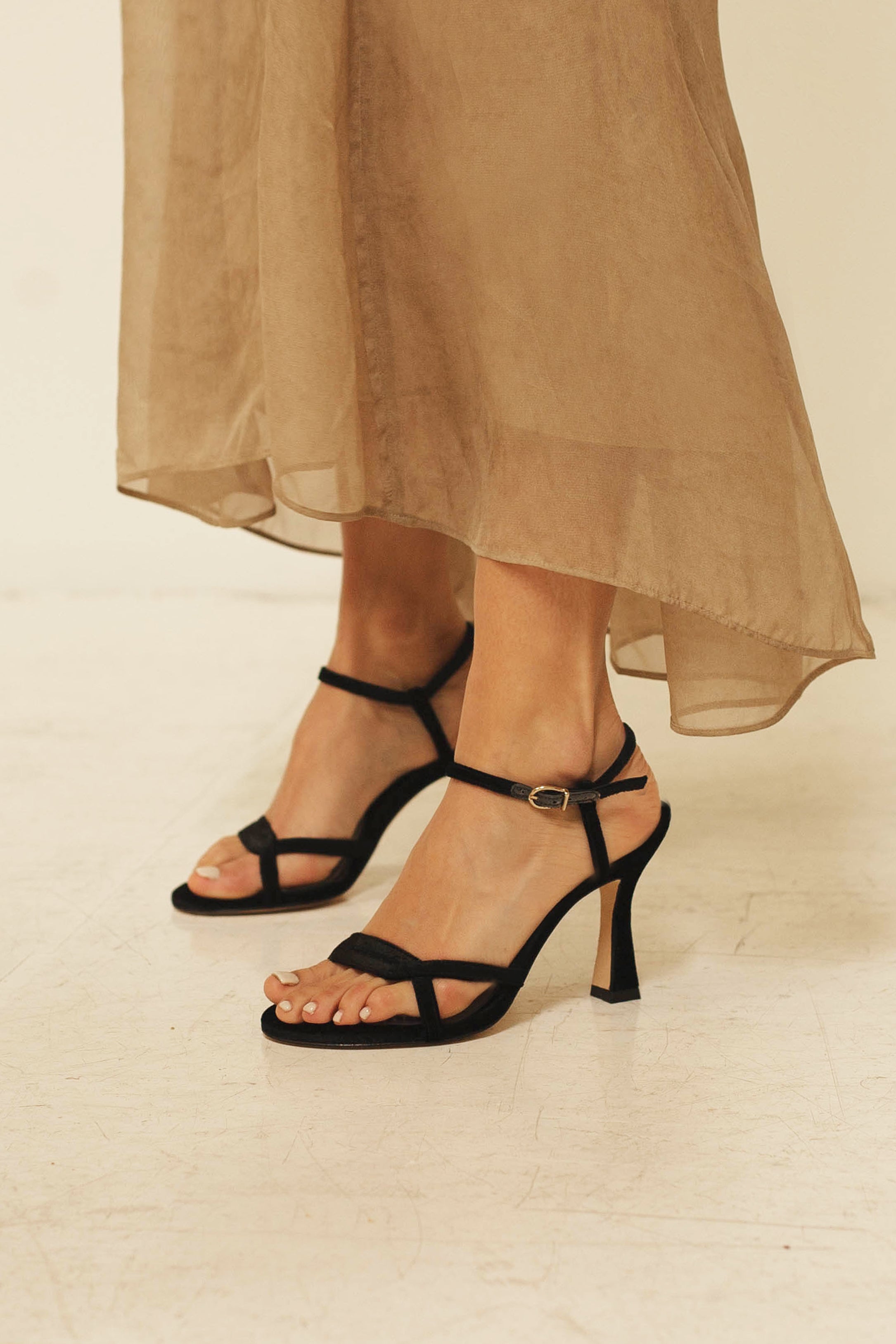 sandalias negras