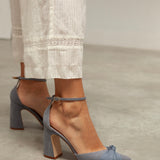 zapatos azules para novia
