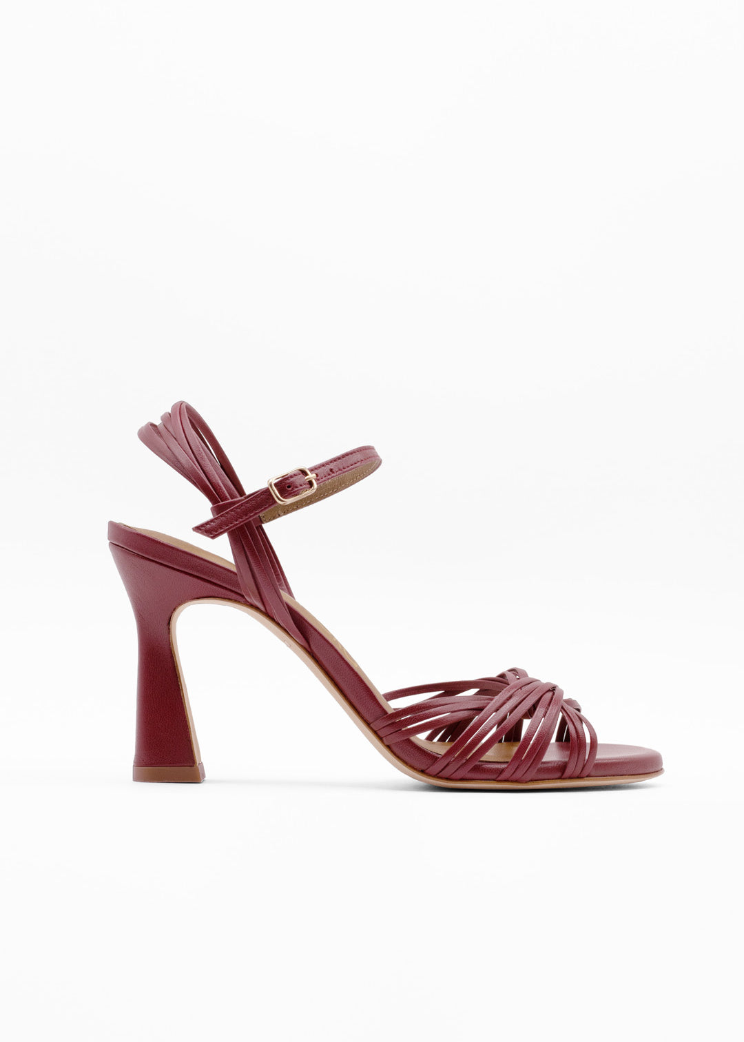 sandalias granate