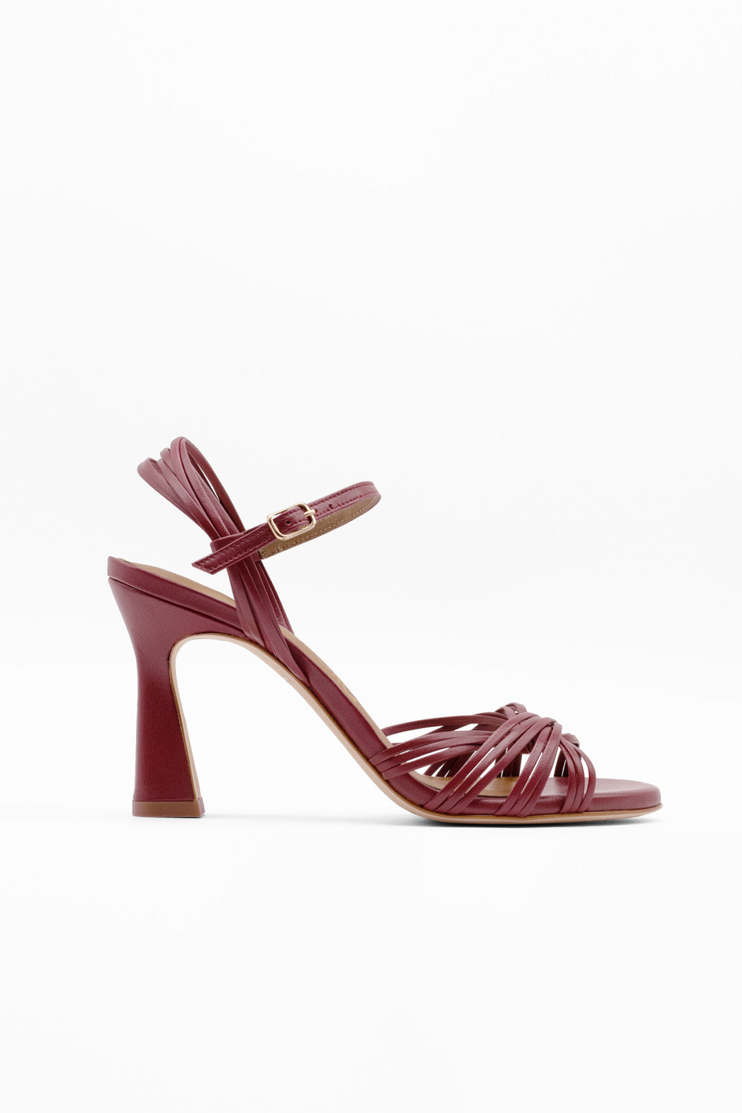 sandalias granate