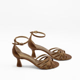 sandalias tacón bajo