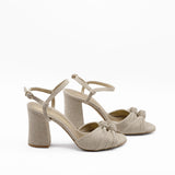 sandalias lino para novias