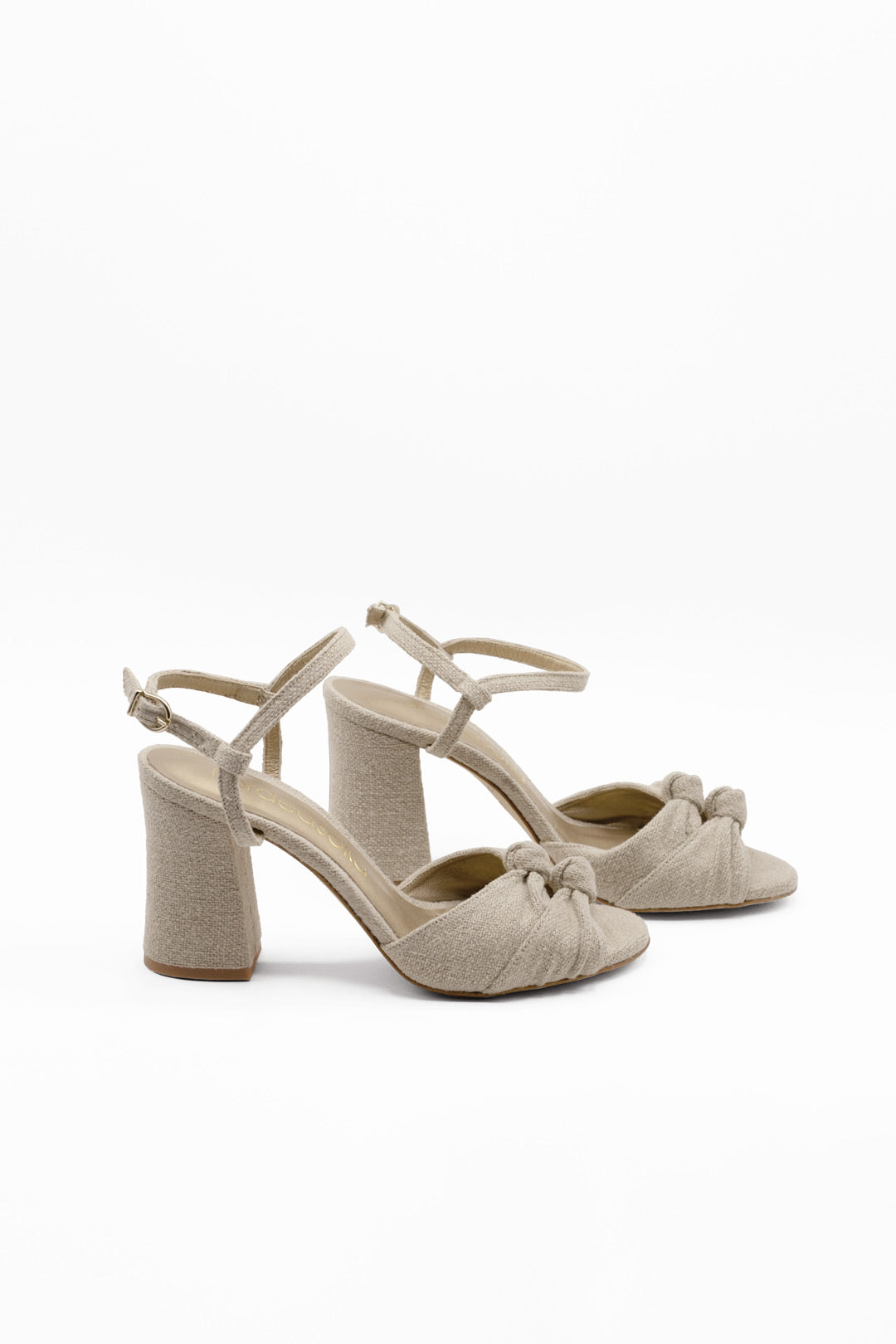 sandalias lino para novias