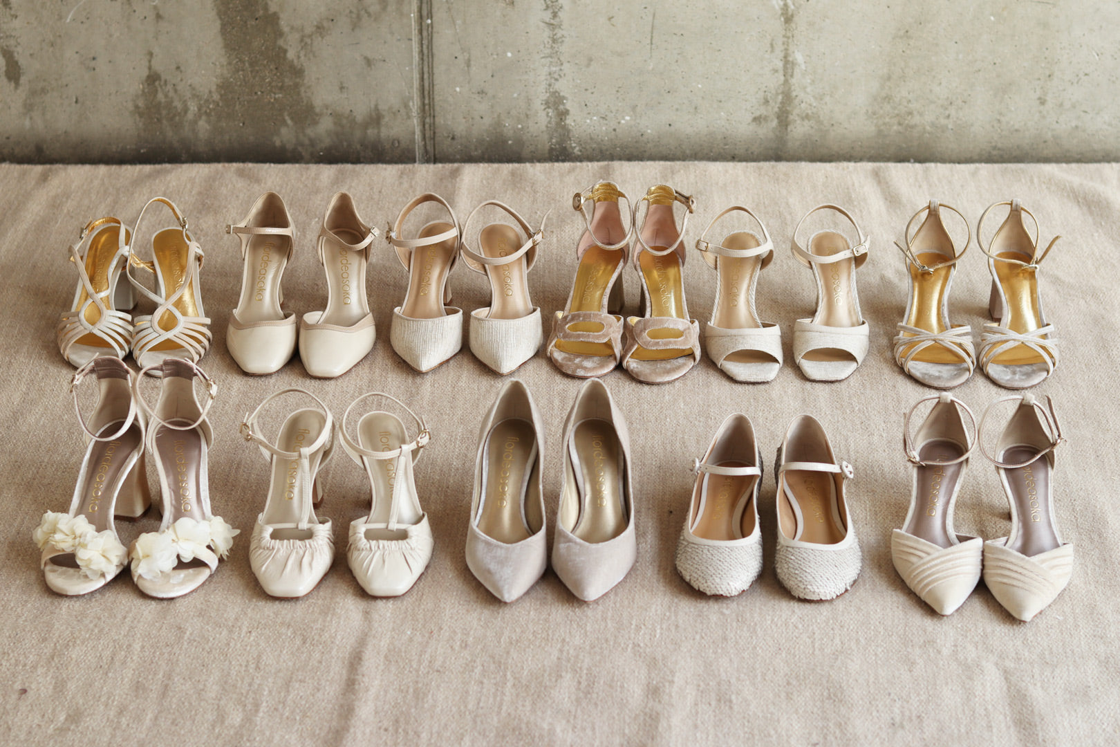 algunos zapatos de novia