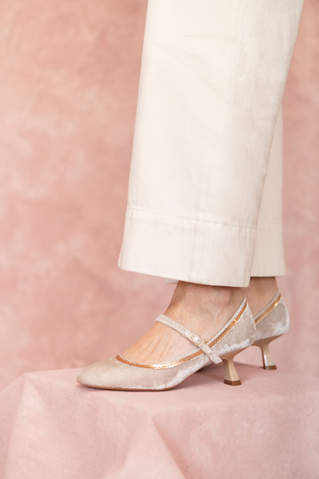 zapatos de tacón bajo