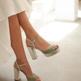 sandalias para mujeres elegantes con plataforma