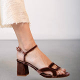 sandalias de terciopelo para novia e invitada