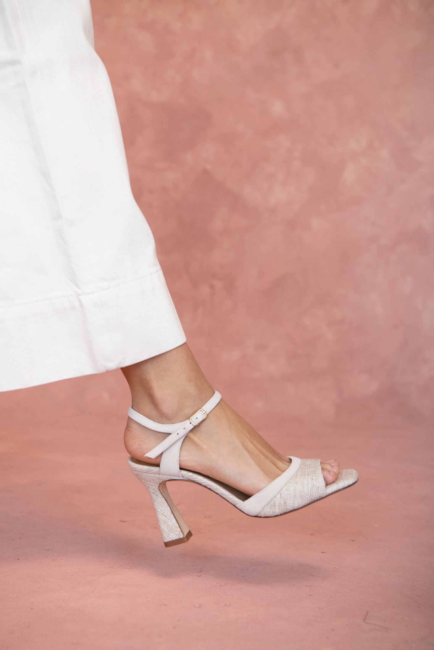 sandalias de lino para novias