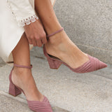 zapatos rosas para novia