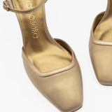 zapatos punta cuadrada