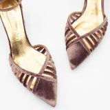zapatos de terciopelo