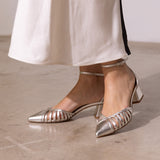 zapatos de plata
