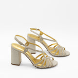 sandalias de tacón ancho