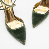 zapatos de punta en color verde para cualquier evento
