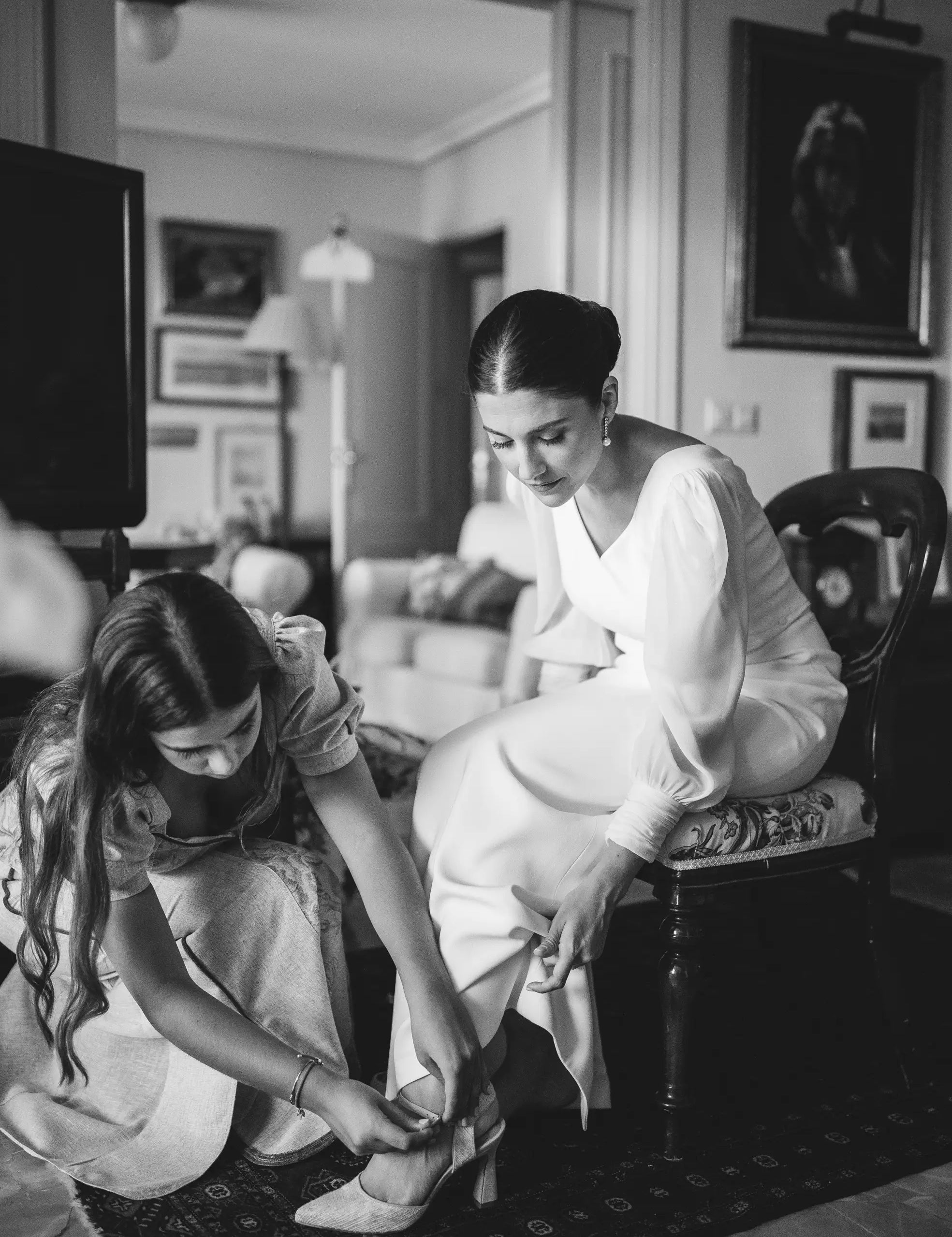 Victoria, una novia clásica, guapa y elegante