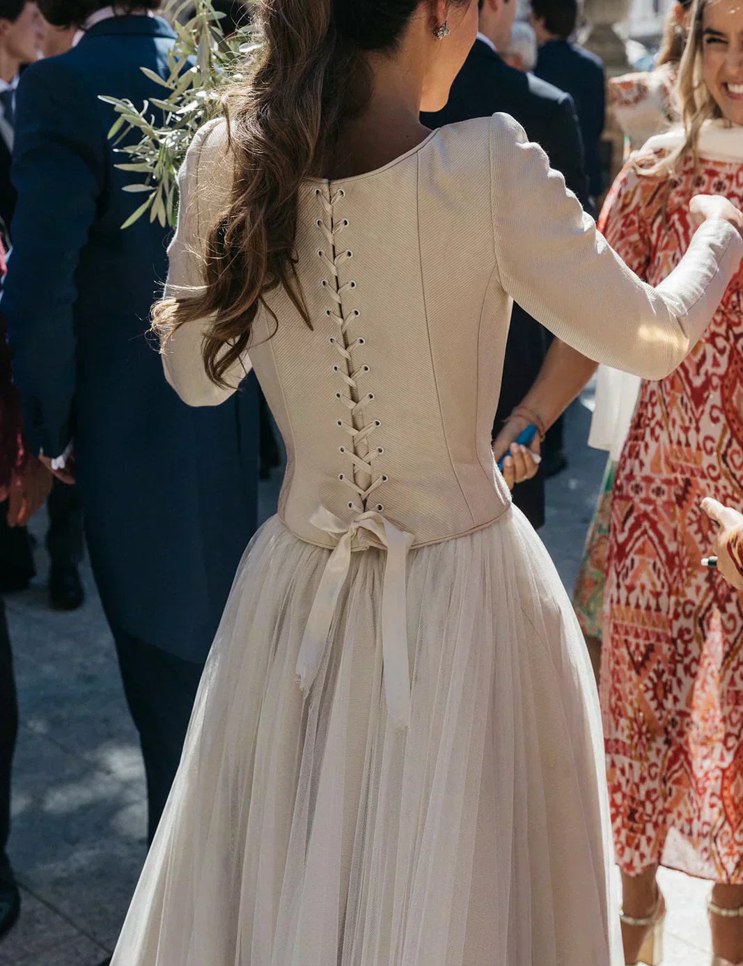 Carlota se casó con el vestido de Caprile de su madre