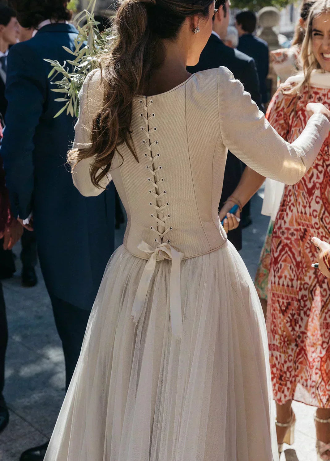 Carlota se casó con el vestido de Caprile de su madre