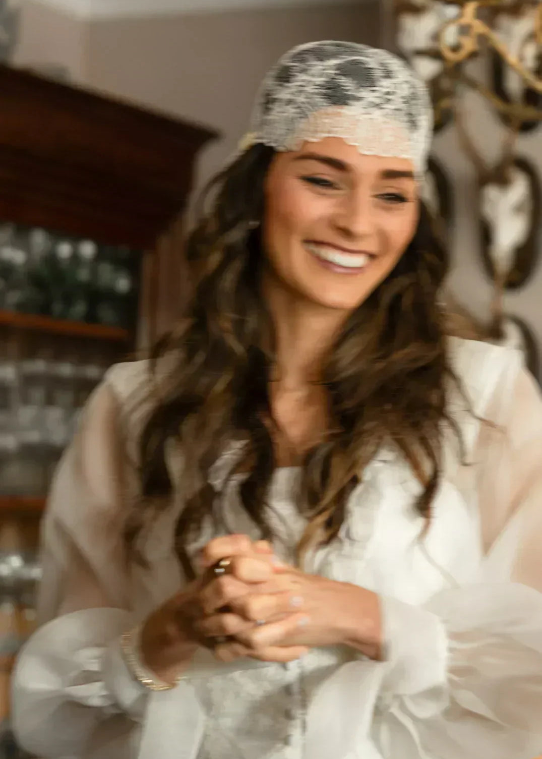 Paula, la novia con casquete y una sonrisa que nos robó el corazón