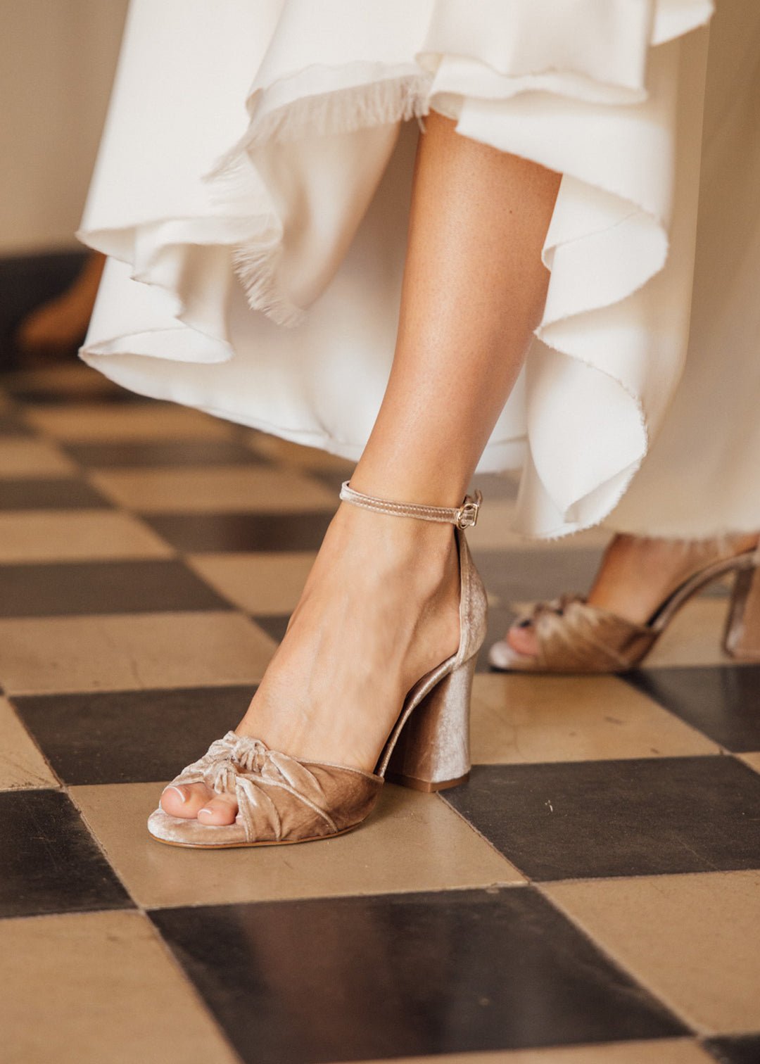 Avellana Sandalias Flor De Asoka Zapatos Blancos Zapatos Para