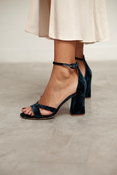 flordeasoka COSIMA MARINO sandalias azul marino