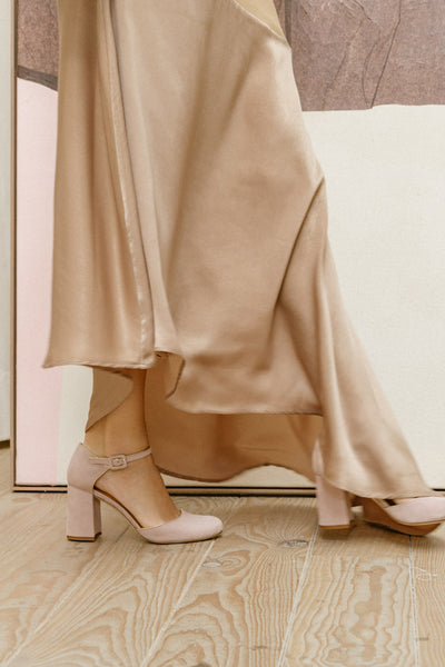 flordeasoka | ELANOR 9 ROSETTE | Pink high heels