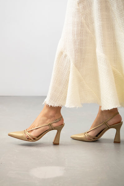 flordeasoka | DAHL 9 GOLD | Gold bridal shoes