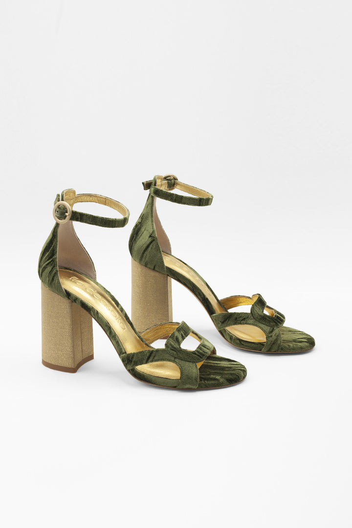 flordeasoka | MARGOT GREEN bridal sandals