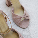 Armide pink - ante - zapatos de novia y fiesta