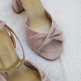 Armide pink - ante - zapatos de novia y fiesta